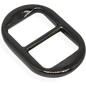 3/8 Inch(10.5mm) Metal Slide Adjuster Buckle Tri-Glides With Unmovable Center Bar