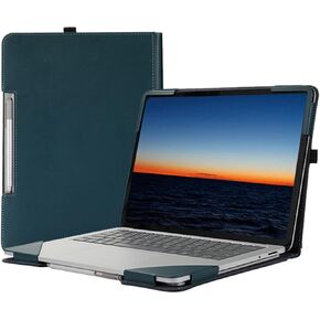 Laptop Case Cover for Microsoft Surface Laptop Studio 1 & 2 14.4 inch Detachable Notebook Sleeve Computer Bag Ultrabook PU Shell (Dark Blue)