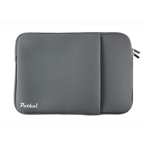 Laptop Sleeve Bag Compatible with 13.3 14 15.4 16 Inch MacBook Pro Air, for 11.6 12.5 15.6 inch Notebook Computer, Polyester Protective Case Cover with Pocket, (13-13.3 Inxh/New 14, WineRed)