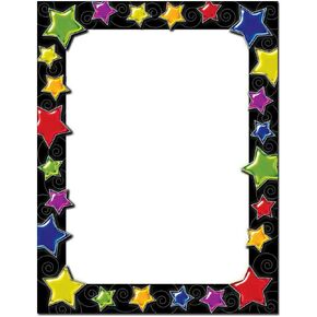 Gel Stars Letterhead Laser & Inkjet Printer Paper (100 Pack)