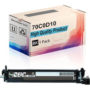 70C0D10 Developer Unit Compatible for Lexmark CX310dn CX310n CX317dn CX410dte CX417de CX510dthe Printers, High Yield 40000 Pages, Print More Pages (1 Pack Black)