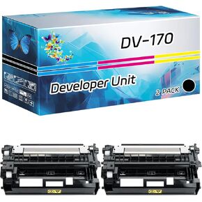 DV-170 Developer Unit Compatible for Toshiba ECOSYS M2035dn M2535dn P2135d P2135dn Printers, High Yield 100000 Pages, with Chip High-Definition Printing (4 Pack Black)
