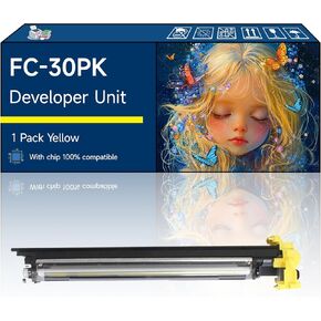FC-30PK Developer Unit Compatible with Toshiba E-Studio 305CS 305CP 306CS Printers, High-Yield Vibrant Colors, Sharp Text, Easy Installation, Perfect for Home & Office Use (2 Pack Black)