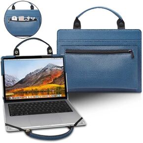 Laptop Case Cover Sleeve for MacBook Pro 14 Inch 2021-2025 A3401 A2992 A2918 A2442 A2779 with Portable Bag with Bag Handle,Black