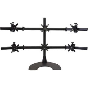 Ergotech Hex 3 Over 3 LCD Monitor Desk Stand (100-D28-B33)