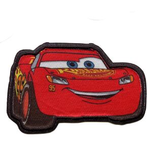 عالي النقص ديزني سيارات Lightning McQueen Racing Patch Sucked Sucked Embroidery On