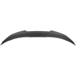Compatible for BMW 8 Series G16 F93 M8 4 Door PSM Style Spoiler Rear Trunk Wing Lid Dry Carbon Fiber Gloss Black(V Style)