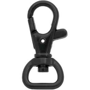 35pcs 0.5 Inches Swivel Eye Lobster Clasp Claw Trigger Bolt Snap Hook for Straps, Purse - Black in Saudi Arabia
