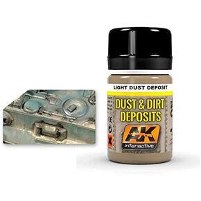 AK-Interactive Light Dust Deposit - 35 ML / 1.18 Fl.Oz Jar - Model Building Paints and Tools # 4062