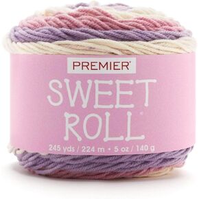 Premier Yarns 1047-21 Sweet Roll Yarn-Peaches & Cream Pop