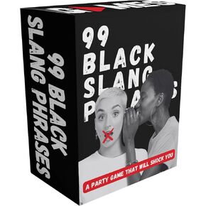 99 BLACK SLANG PHRASES & THE CAUCASIAN WAY TO SAY THEM - The Viral Party Game That Will Shock You - Funny Adult Card Game & Icebreaker Ideas, Game Nights, & Big or Small Groups, 2+ Players