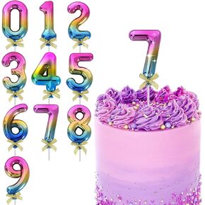 BEISHIDA 3D Number Cake Topper Gold 0 Numbers Happy Birthday Cake Topper 10th 30th 40th 50th Birthday Cake Toppers for Party Wedding Anniversary Decorations