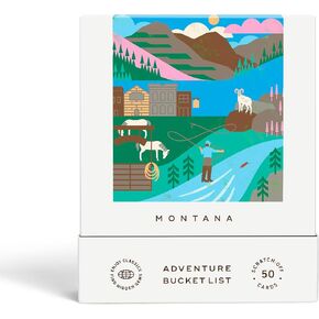 Montana Adventure Bucket List: 50 Scratch-Off Cards for Outdoor Activities, Tourist Attractions, and Road Trips - Perfect Travel Gift and Guide for Exploring Montana