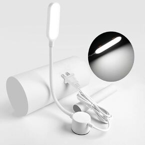 Sewing Machine Lamp Dimmable 30LEDs Light Fixture Touch Control 3 Brightness Levels Magnetic Base Flexible Bendable Tube for Sewing Machine Desks Music Stands Craft Workbenches Lathes Lamps