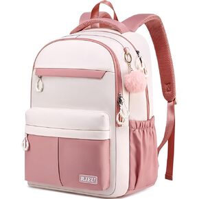 Backpack for School, Water Resistant Ergonomic Cute Bookbag for Teen Girls, College, Middle & High School Students Bookbag, Anti-Theft 15.6 Inch Laptop Backpack