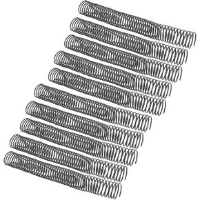 20Pcs Plastic Spiral Binding Coils 32mm Diameter 48 Teeth 4:1 Pitch 280 Sheet acity Binding Spirals for Document Binding Covers Office Supplies Products Accessories