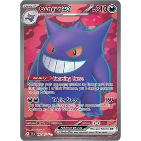 Pokemon - Gengar ex - Ultra Rare - Full Art - 193/162 - SV05: Temporal Forces