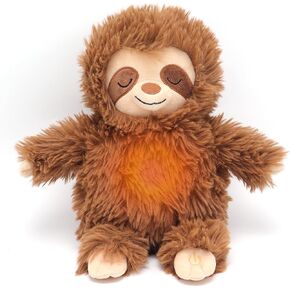 Breathing Highland Cow Stuffed Animal with Light & Sound, Soothing Brown Cow Plush Doll Realistic Farm Animal Toys for Sleeping, Comforting Birthday for Kids Baby