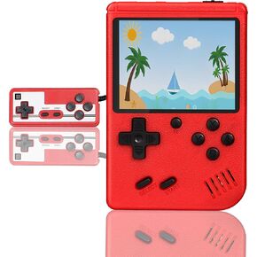 Retro Handheld Game Console, Portable Gaming System with 500+ Classic Games, 3.0" Screen, Built-in 1020mAh Rechargeable Battery, Two-Player Mode, Ideal for Adults