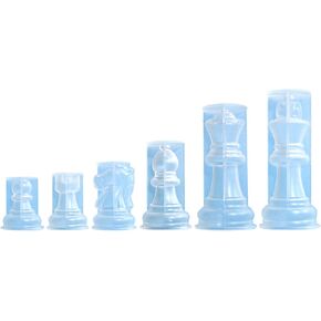 Chess Sets Resin Silicone Molds Board Game Moulds Large Chess Mold Chess Mould Silicone for Epoxy Resin, as the picture shows