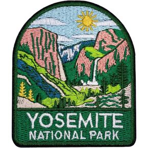 EMBROBOF Majesty Yosemite Patch – 3 inches, Cool Yosemite National Park Patch Collection – Iron On/Sew On Embroidered Travel Patches for Backpacks
