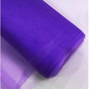 108" by 50 Yards Fabric Tulle Bolt for Wedding and Decoration(50 Yard, White)