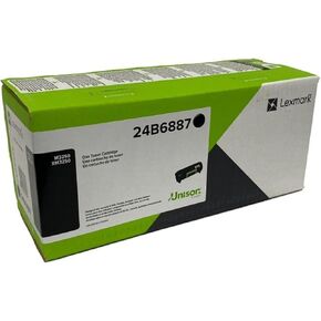 Lexmark 24B6887 M3250 XM3250 Toner Cartridge (Black) in Retail Packaging