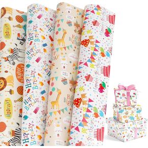 Basketball Wrapping Paper, 12 Sheets Sports Wrapping Paper 19.7 x 27.6 Inch Basketball Hoops Theme Gift Wrap Papers Art Papers Folded Flat for Girls Boys Men Match Birthday Holiday Gift Packaging