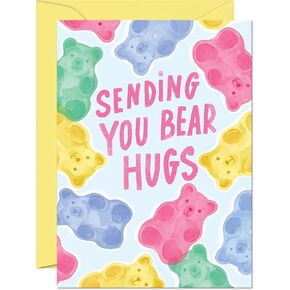 Sweetzer & Orange Elegant Get Well Card – 5"x7 Card with Interior Greeting – Wellness Greeting Card with Thick Cardstock Envelope & Gold Foil Sticker – Sentimental Greeting Card for When Down