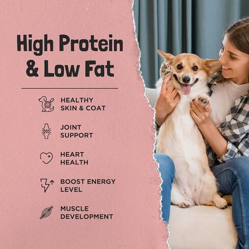 Ruff Town Dog Treats - Human Grade Beef Heart | Dehydrated Single Ingredient | High Protein, Low Fat, Hypoallergenic, Grain Free Training Treats | Ideal for All Breeds & Sizes, Made in USA(4oz) in Saudi Arabia