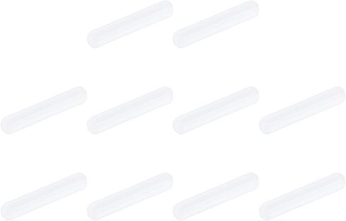 MECCANIXITY Magnetic Stirrer Mixer Stir Bar Rod 10mm(0.39") x6mm Cylinder Shape PTFE Coating Magnet White for Laboratory 10Pcs in Kuwait