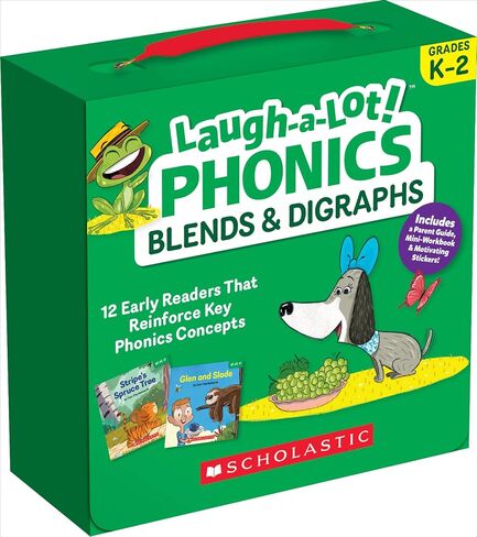 Laugh-a-Lot Phonics: Blends & Digraphs (Parent Pack): 12 Engaging Books That Teach Key Decoding Skills to Help New Readers Soar in Saudi Arabia