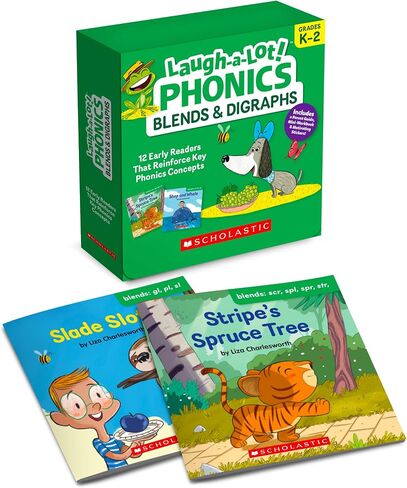 Laugh-a-Lot Phonics: Blends & Digraphs (Parent Pack): 12 Engaging Books That Teach Key Decoding Skills to Help New Readers Soar in Saudi Arabia