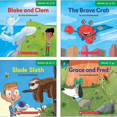 Laugh-a-Lot Phonics: Blends & Digraphs (Parent Pack): 12 Engaging Books That Teach Key Decoding Skills to Help New Readers Soar in Saudi Arabia