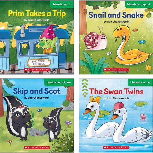 Laugh-a-Lot Phonics: Blends & Digraphs (Parent Pack): 12 Engaging Books That Teach Key Decoding Skills to Help New Readers Soar in Saudi Arabia