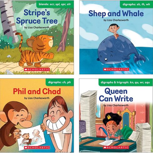 Laugh-a-Lot Phonics: Blends & Digraphs (Parent Pack): 12 Engaging Books That Teach Key Decoding Skills to Help New Readers Soar in Saudi Arabia