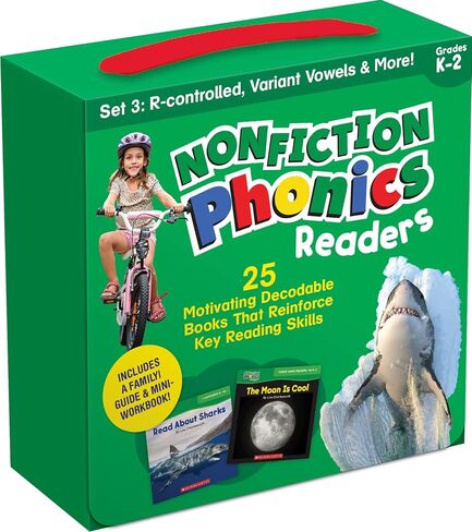 Nonfiction Phonics Readers Set 3: R-Control, Variant Vowels & More (Single-Copy Set) (Nonfiction Phonics Readers, 3) in Saudi Arabia