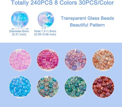 Pandahall 300pcs حبات النجمة الأكريلية الشفافة 12 مم ملونة من الكريستال النجمة النجمة في حبات الفواصل الفضفاضة للخرز لصنع المجوهرات DIY in Saudi Arabia