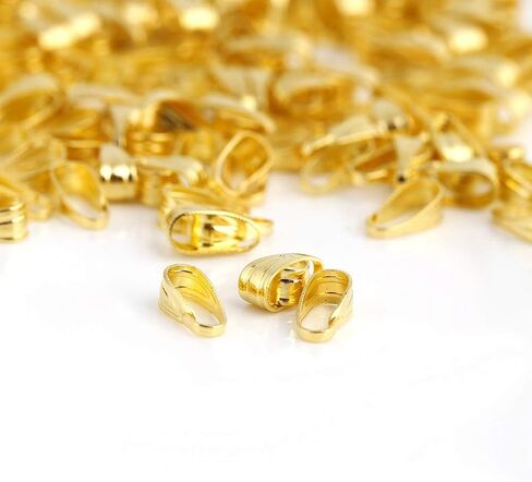 300pcs بكفافات قرصة لصنع المجوهرات ، قرصة المعادن مشابك الكفالة قلادة الموصل snap نتائج المجوهر in Kuwait