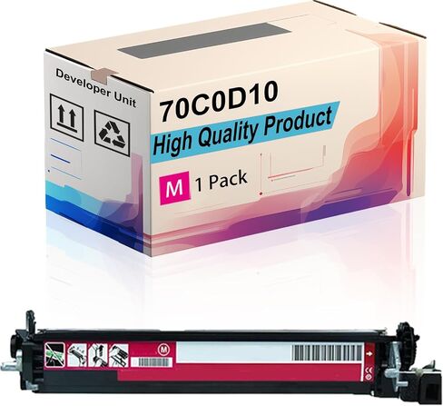 70C0D10 Developer Unit Compatible for Lexmark CS410n CS417dn CS510de CS510dte CS517de CX517de Printers, High Yield 40000 Pages, Print More Pages (4 Pack Black) in Saudi Arabia