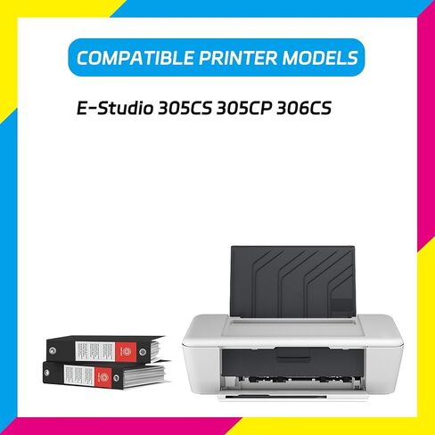 وحدة مطوري FC-30PK متوافقة مع طابعات Toshiba E-Studio 305CS 305CP 306CS ، عائدات عالية 80000 صفحة ، مع طباعة عالية الدقة (4 حزم BK/C/M/Y) in Kuwait