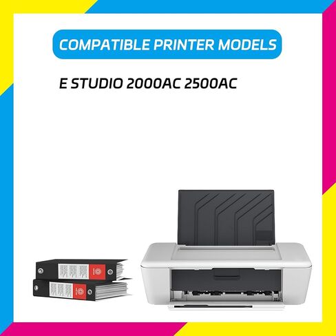 T-FC200 Developer Unit Compatible for Toshiba E Studio 2000AC 2500AC Printers, High Yield 80000 Pages, with Chip High-Definition Printing (2 Pack Black) in Kuwait