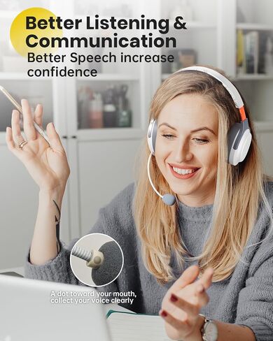 Auditory Feedback Wireless Headphones - Improves Auditory and Sensory Processing, Brain Training Bluetooth Headphones, It Enhance Speech, Language, Memory and Attention, for You and Your Child in Saudi Arabia