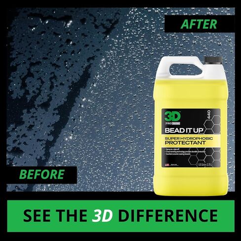 3D Bead It Up Ceramic Coating Booster Spray - Super Hydrophobic Bead Maker - Polymer Paint Protectant & Sealant 16oz. in Saudi Arabia