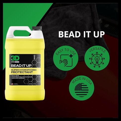 3D Bead It Up Ceramic Coating Booster Spray - Super Hydrophobic Bead Maker - Polymer Paint Protectant & Sealant 16oz. in Saudi Arabia