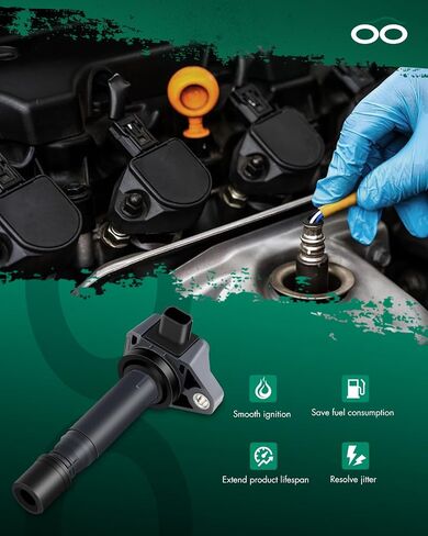 حزمة ملفات الإشعال SCITOO مناسبة لهوندا سيفيك 2.0L 2006-2011 لهوندا سيفيك 1.8L 2006-2011 لهوندا سيفيك 1.3L 2006-2011 UF582 5C1637 E1082 مجموعة من 4 in Saudi Arabia