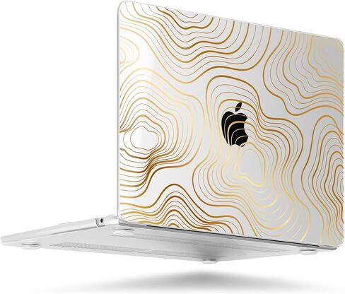حافظة MEEgoodo لجهاز M3 MacBook Air 13.6 بوصة 2024 2022، غطاء شفاف غير لامع مناسب للطراز A3113 A2681 M2، غطاء بلاستيكي ناعم لجهاز كمبيوتر محمول 13 بوصة، حافظات صلبة لجهاز MacBook Air M2، الأشجار والورد in Kuwait