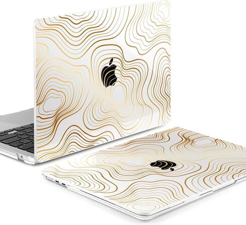 حافظة MEEgoodo لجهاز M3 MacBook Air 13.6 بوصة 2024 2022، غطاء شفاف غير لامع مناسب للطراز A3113 A2681 M2، غطاء بلاستيكي ناعم لجهاز كمبيوتر محمول 13 بوصة، حافظات صلبة لجهاز MacBook Air M2، الأشجار والورد in Kuwait