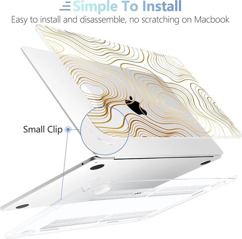 حافظة MEEgoodo لجهاز M3 MacBook Air 13.6 بوصة 2024 2022، غطاء شفاف غير لامع مناسب للطراز A3113 A2681 M2، غطاء بلاستيكي ناعم لجهاز كمبيوتر محمول 13 بوصة، حافظات صلبة لجهاز MacBook Air M2، الأشجار والورد in Kuwait