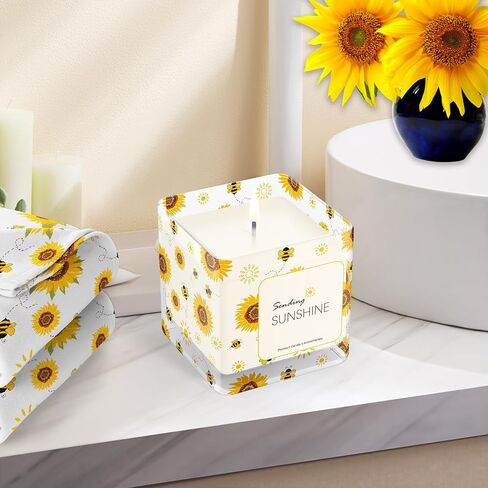 سلال هدايا عباد الشمس للنساء ، 18 جهاز كمبيوتر الشخصي يرسل Sunshine Freefile Birke Box Care Package ، احصل على سلال SPA SPA قريبًا مع بطانية - أفكر فيك هدية لها ، النساء ، الأخ ، أمي in Kuwait